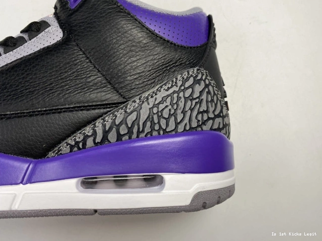 Black Court 050 Retro CT8532 3 Purple Jordan Air 0819